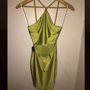 💚— Olive Green BodyCon Mini Dress — 💚